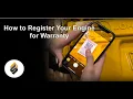 Warranty Registration Walkthrough