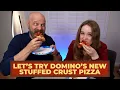 Dominos NEW Parmesan Stuffed Crust Pizza Review