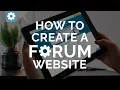 How To Create A Forum Website