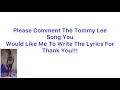 Tommy Lee Sparta Wipe Out (Official Lyrics)