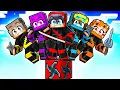 Download Lagu 7 Friends on One Ninja Block in Minecraft!