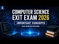 Computer Science 2026 Exit Exam