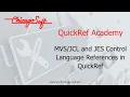 QuickRef Academy - and JES Control Language references in QuickRef