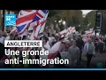 Hissez les couleurs la gronde anti-immigration britannique FRANCE 24