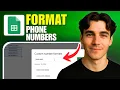 How to Format Phone Numbers In Google Sheets Tutorial 2026