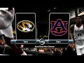 Missouri @ Auburn 2024-2025 Rosters Updated College Hoops NCAA 2K8 Gameplay