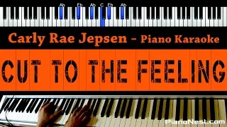 carly rae jepsen cut to the feeling piano karaoke sing along cover with lyrics