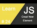 JavaScript Tutorial For Beginners 24 - Create New Element Speak Khmer
