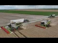 Download Lagu Moisson en Claas Lexion 750 + 8600  Terra Trac \u0026 4 tracteurs Fendt