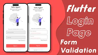 Flutter Login Page with Form Validation
