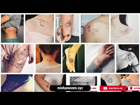 Download MP3 Tatuagem Feminina Delicada - 347 Ideias de desenhos e Regiões para Tatuar!
