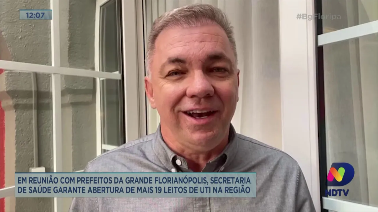 Secretaria de Saúde garante abertura de mais 19 leitos de UTI na Grande Florianópolis