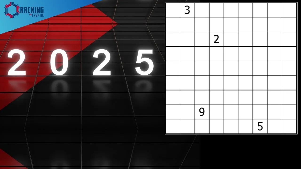 A Sudoku With Only 4 Given Digits: 2025 Edition!