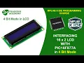 Interfacing 16x2 LCD with PIC16F877A microcontroller in 4 Bit Mode MPLAB X IDE XC8 Compiler