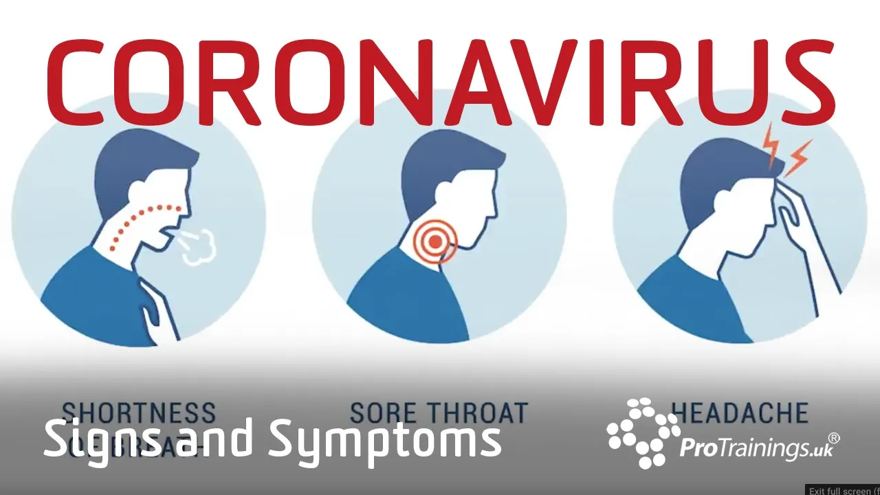 People who are showing particular symptoms are being told to self-isolate in order to stop the coron. 