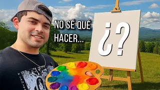Volví a pintar con óleo después de 10 años. Y no podía fallar...