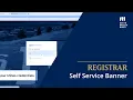 Registrar - Self Service Banner