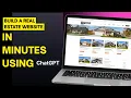 How to Build a Responsive Real Estate Website Using ChatGPT Bootstrap HTML CSS Tutorial