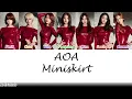 AOA (에이오에이): Miniskirt (짧은 치마) Lyrics