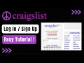 Login Craigslist - Sign up Craigslist App