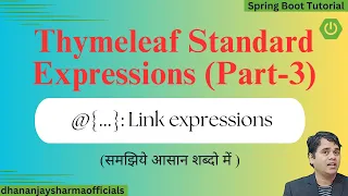 Link Expression in Thymeleaf template thymeleaf tutorial Spring Boot Tutorial
