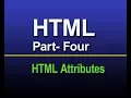 HTML for beginner part - four HTML attributes