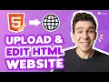 How To Upload Edit a HTML Website