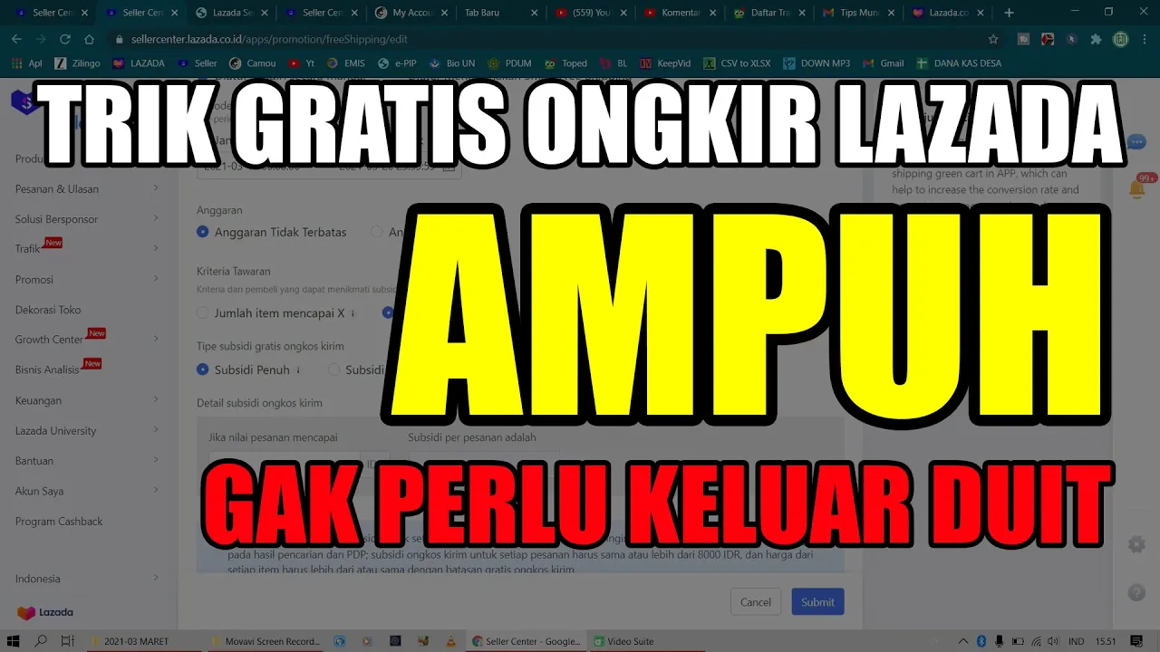 Cara belanja online di LAZADA mudah dan aman.