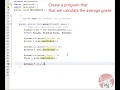 Java Netbeans 8 1 Calculate average grade