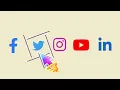 Amazing Hover Effects On Social Media Buttons HTML CSS