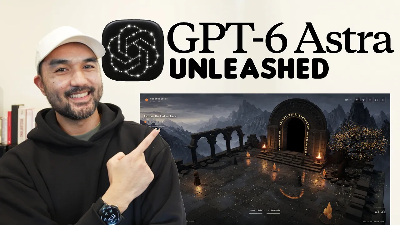 Five GPT-6 Astra Use Cases that are blowing people's minds (with prompts): video thumbnail