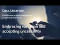 Embracing variation and accepting uncertainty - Andrew Gelman