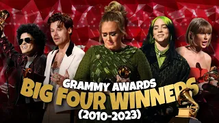 Download BIG FOUR WINNERS Grammy Awards Each Year (2010 - 2023) | Hollywood Time | Adele, Taylor Swift, Bruno MP3