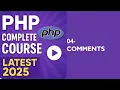 Using Comments in PHP Best Practices - Lecture 4