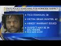 State police investigate Bedford County homicide suspect still on move