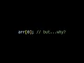 But Why Arrays Start With 0