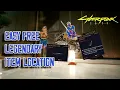 Legendary Cyberware Mod Crafting Spec Cyberpunk 2077