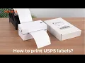 MUNBYN RealWriter 130 How to print labels
