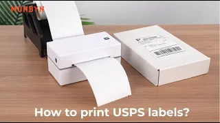 MUNBYN RealWriter 130 How to print labels