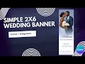 Create a Stunning 2x6 Wedding Photo Banner in Canva Print at Walgreens