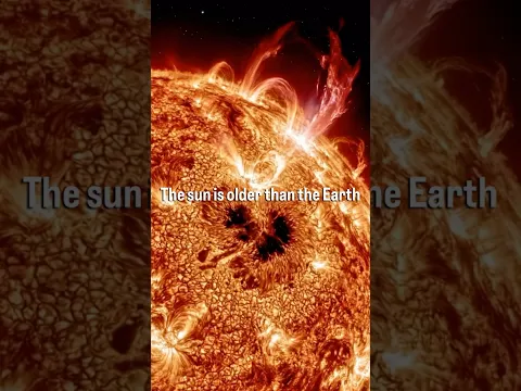 The sun is older than the Earth BUT…#shorts