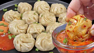 Veg Momos with Momos Chutney