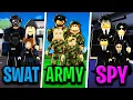 Download Lagu SWAT FAMILY vs ARMY FAMILY vs SPY FAMILY in Roblox BROOKHAVEN RP!!