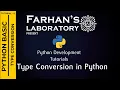 Python Type Conversion Python Tutorial In Hindi Python For Beginners To Experts