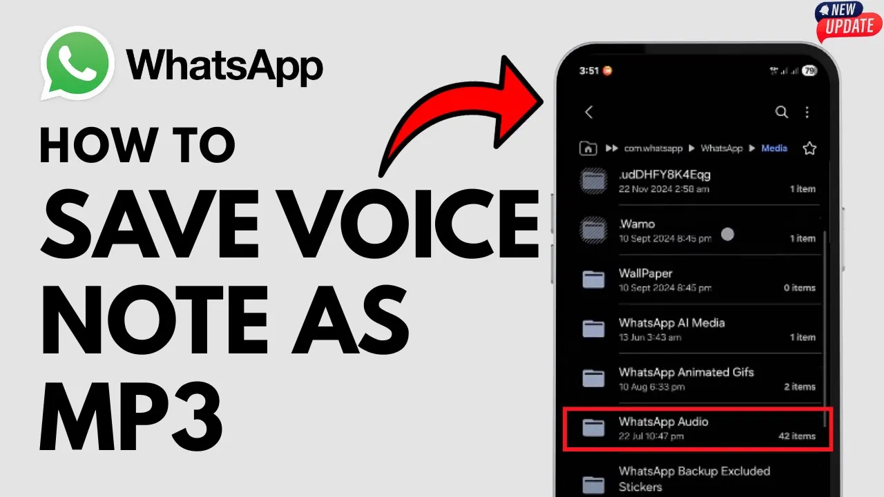 How To Save Whatsapp Voice Note As Mp3 - Full Guide