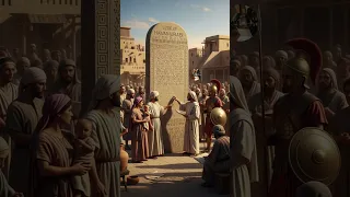 اول قانون مكتوب في التاريخ شريعة حمورابي 