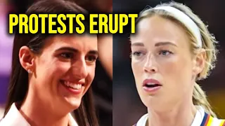 Caitlin Clark BREAKS SILENCE On Sophie Cunningham s Anti-Trans Comments After Protests Erupt