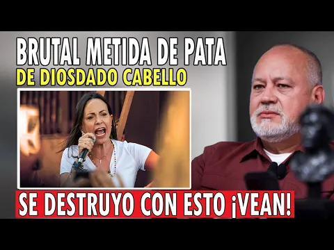 Download MP3 Así DIOSDADO Cabello metió la PATA y María Corina lo aplasto con todo