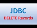 JDBC Delete