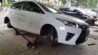 TOYOTA YARIS ON SSR TYPE F 16inch
